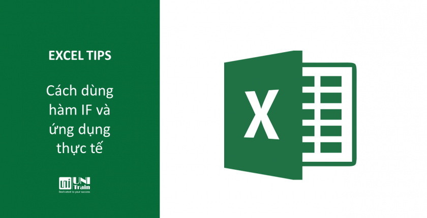 CÁCH DÙNG HÀM IF TRONG EXCEL VÀ ỨNG DỤNG THỰC TẾ