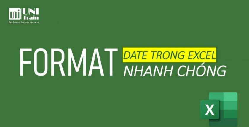 format ngày trong excel nhanh chóng