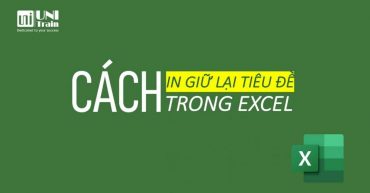 Cách in giữ lại tiêu đề trong Excel