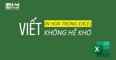 viết in hoa trong excel