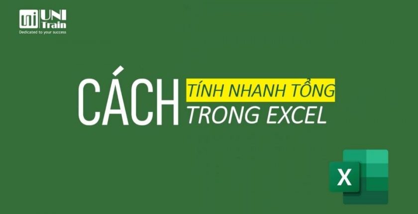 Cách tính nhanh tổng trong Excel