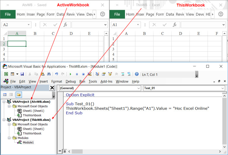 code VBA trong Excel