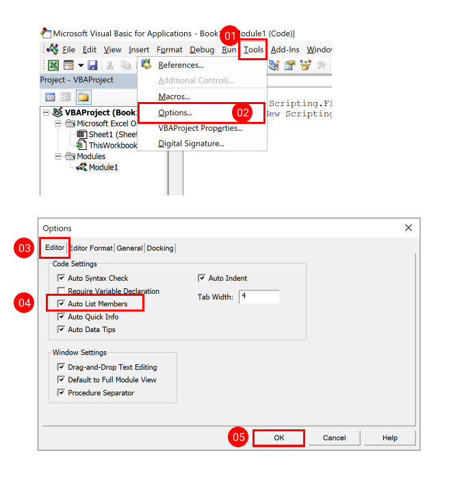 code VBA trong Excel